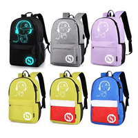 Sac lumineux étanche ordinateur portable impression dessin animé Noctilucent collège adolescent fille enfants sacs lumineux école ordinateur portable sac à dos