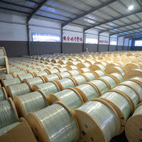 Tiges en plastique renforcé de fibres, légères, entièrement diélectriques, à haute résistance à la traction, pour câbles optiques ADSS FTTH non métalliques