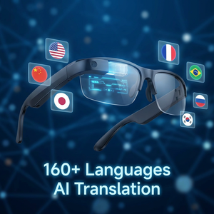 <span class=keywords><strong>Lunettes</strong></span> audio intelligentes à double batterie 140 mAh, longue autonomie, Bluetooth 5.3, <span class=keywords><strong>lunettes</strong></span> connectées - Product Image 3