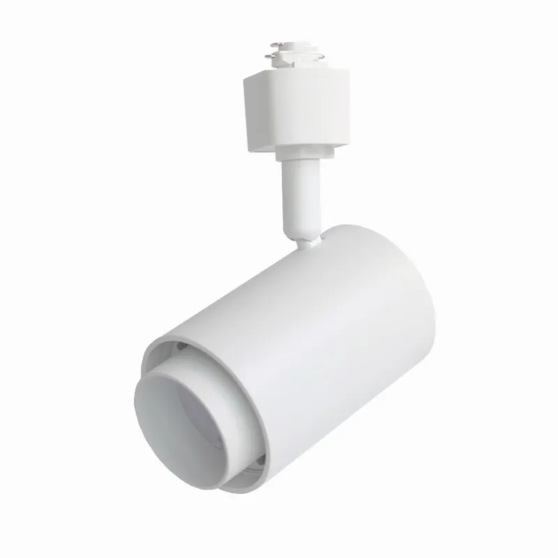 Aluminum Dimmable Adjustable Beam Angle Clothing Store 3cct Wireless Rail Spotlight Cob Ceiling Led Track Light