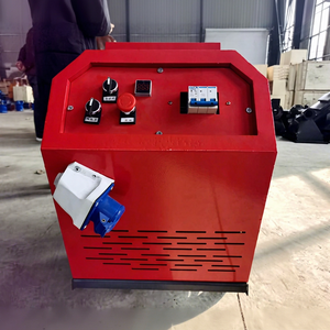 Máquina de Pulverización de Mortero Roja con Motor y Panel de Control para Enlucido de Paredes - Product Image 1