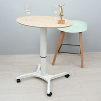 Table de bureau Mobile pliable, offre spéciale, hauteur réglable, cadre en aluminium, hauteur réglable