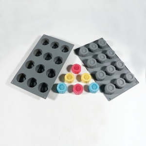 6 modèles de moules en silicone 3D pour visage de bébé, moules en silicone pour décoration, moule en silicone pour fondant, moule 3D, moule en silicone pour barre chocolatée - Product Image 4