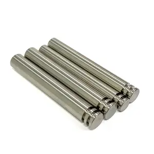 Stainless Steel Cylindrical Solid Flat Head Slotted Locating Column Rapid Prototyping CNC Machining Drilling Wire EDM Broaching