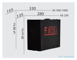 Palans électriques à suspension normale pour l'ingénierie EK 500 kg 3 m, taille compacte, faible hauteur de plafond, conception légère, palan à chaîne économique - Product Image 3