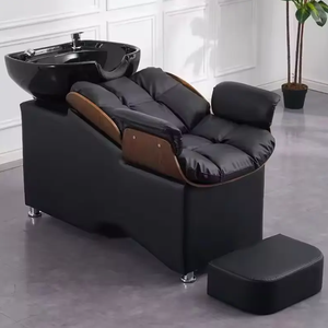 Factory Hair Salon Beauty Salon Furniture Hair Washing Shampoo Chair Hair Wash <b>Bed</b> Shampoo <b>Bed</b> for Barber Shop - Product Image 1