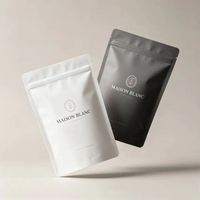 Sachet souple laminé de qualité alimentaire, robuste, refermable avec fermeture éclair, grande capacité, imprimé sur mesure, pour stockage
