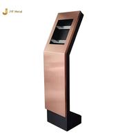 Panneau d'interphone de porte en acier inoxydable finition miroir moderne et durable JYF EX321, garantie 3 ans, décoration d'appartement, hôtel de luxe
