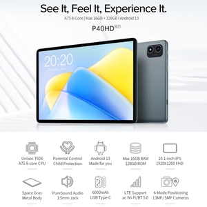 รองรับซิมคู่ Teclast P40HD 8GB 128GB <span class=keywords><strong>Android</strong></span> 13 Unisoc T606 Octa Core แท็บเล็ตพีซี 10 นิ้ว 4G LTE - Product Image 5