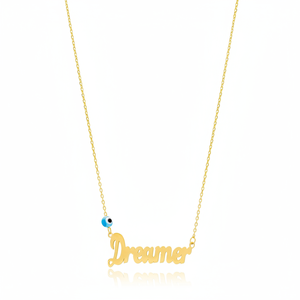 Collar de plata de ley 925 con cuentas de ojo turco, joyería con cuentas, diseño de ensueño, hecho a mano - Product Image 2