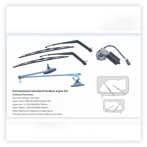 Moteurs d'essuie-glaces robustes, bras et lames pour <span class=keywords><strong>bus</strong></span> et camions, pièces pour Yutong, Volvo, MAN, IVECO - Product Image 6