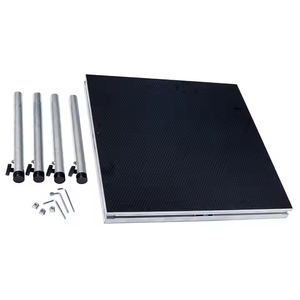 Mobile Show Portable for <b>Stage</b> Aluminum Alloy <b>Platform</b> with Wedding Outdoor Event Mobile Easy Install Event Square <b>Stage</b> - Product Image 1