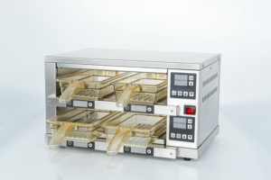 Venta caliente 2 3 4 capas Vertical hamburguesa carne pastel Patty calentador comida rápida <span class=keywords><strong>McDonald</strong></span> KFC Vertical calentador vitrina para la venta - Product Image 4