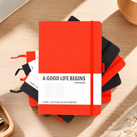 Carnet de notes personnalisé pour achats en gros d'entreprise, couleur unie, avec sangle, format A5, pour voyages d'affaires, fabrication en usine