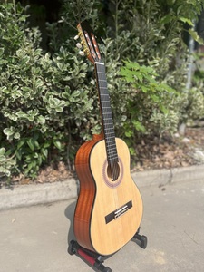 Vente chaude Aiersi marque fait à la main <span class=keywords><strong>guitare</strong></span> <span class=keywords><strong>classique</strong></span> brillant <span class=keywords><strong>3</strong></span>/<span class=keywords><strong>4</strong></span> petite taille 36 pouces solide haut corde en Nylon - Product Image 5