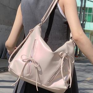Nueva Mochila de Moda para Mujer, Bolso Tote de 20-35L, Impermeable, con Cierre de Cremallera, Material PU Informal, Forro de Poliéster - Product Image 1