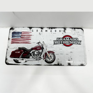Logotipo personalizado al por mayor en relieve matrícula de coche recuerdo CARTEL DE Metal hoja de aluminio matrícula de coche placas decorativas - Product Image 6