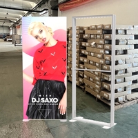 Fabricant de panneaux publicitaires : Grande boîte lumineuse LED rétroéclairée SEG en tissu sans cadre, sur mesure, pour affichage publicitaire