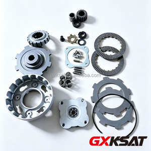 อะไหล่คลัตช์มอเตอร์ไซค์ GXKSAT ชุดคลัตช์ 90B ครบชุด พร้อมฝาครอบ แผ่นเหล็ก แหวนรอง น็อต CD100 <span class=keywords><strong>WAVE</strong></span> 100/110S SMASH C90 Wet - Product Image 1
