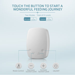 軽量多機能時間節約二重電気乳房ポンプ赤ちゃんミュート電子スマート乳房ポンプ - Product Image 3