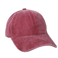 Casquette de baseball à 6 panneaux en usine Casquette de baseball lavée à la pierre avec logo personnalisé