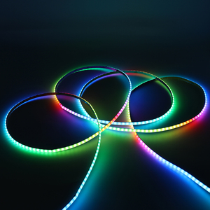 3mm siêu mỏng ws2812b địa chỉ COB <span class=keywords><strong>LED</strong></span> Strip 5V <span class=keywords><strong>RGB</strong></span> cá nhân pixel điều khiển 240LED/M cao sáng USB powered ánh sáng Băng - Product Image 5