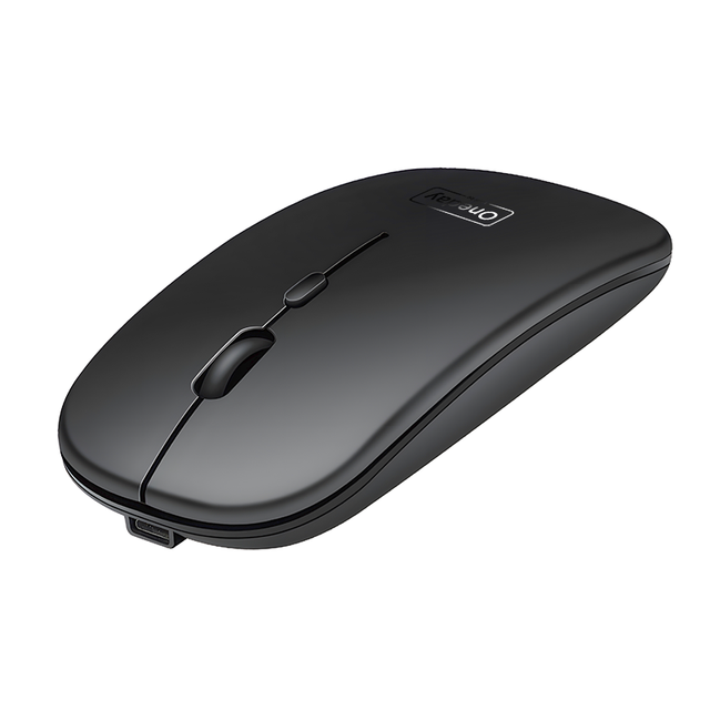 Oneday Custom OK02 Portable USB for Bluetooth Wireless Dual-Mode Mouse BT 2.4G USB Mute Mice Charging Mouse for Laptop Computer