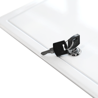 Plaque d'accès en aluminium avec revêtement en poudre, design artistique lisse et résistant à l'humidité, pour porte d'inspection d'hôtel