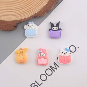 <span class=keywords><strong>Sanr</strong></span> Io con abalorios de resina Bolster Sleeping Melody Kitty Diy Decor para funda de teléfono - Product Image 2