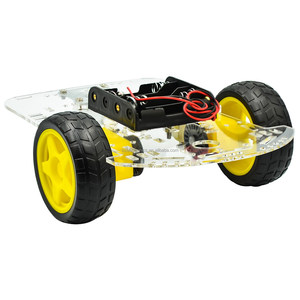 ערכת שלדת רכב רובוטי חכם 2WD/4WD עם 2 מנועים, שלט רחוק, לשימוש חינוכי - פלטפורמת רובוטיקה קסומה - Product Image 3