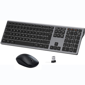 US & UK Usb <span class=keywords><strong>Keyboard</strong></span> Mouse 109 Keys Wireless 2,4G Juego de teclado y mouse inalámbricos - Product Image 1