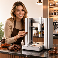 Imprimante 3D à chocolat Panda Z1 pour café, pâtisserie, machine d'impression de chocolat personnalisée avec IA pour visage et texte, pour pâtisserie