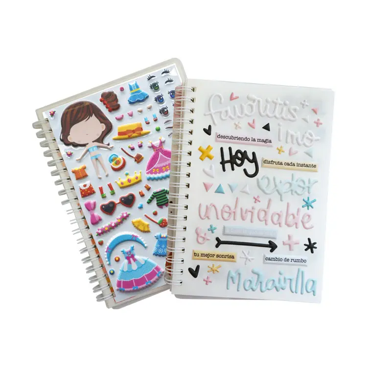 Decoratieve Kids Leuke Pvc Vinyl Cartoon 3D Eva Schuim Gezwollen Stickers Voor Scrapbooking