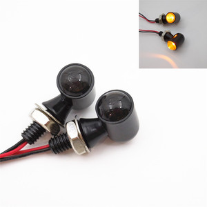 12V Universal <b>Mini</b> Metal Amber <b>LED</b> Turn Signals for Motorcycle & E-Scooter - Product Image 3