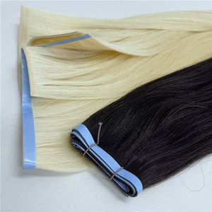 2025 nouvelle mode en gros russe Extensions de cheveux longue bande Invisible Blonde injecté bande trame couleurs claires - Product Image 4