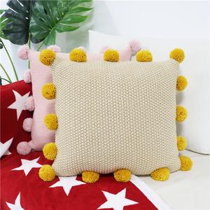 Housse <span class=keywords><strong>de</strong></span> coussin en Crochet, taie d'oreiller <span class=keywords><strong>de</strong></span> luxe tricotée, couleur rose, décoration <span class=keywords><strong>de</strong></span> la maison, nouveau, - Product Image 5