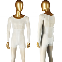 Combinaison jetable pour machine amincissante, combinaison de compression intégrale pour la thérapie par le vide et le massage de remodelage corporel