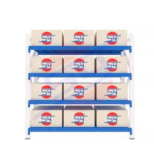 Rayonnages à palettes à double profondeur sélectifs, systèmes de rayonnages en acier mobiles avec protection contre la corrosion, certifiés CE - Product Image 6