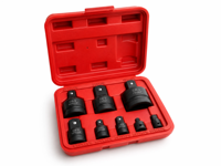 Adaptateur réducteur de douille à chocs pneumatique pour clé électrique, 8 pièces, 1/4 ", 3/8 ", 1/2 ", 3/4 ", 1 " pouce, en matériau CR-V
