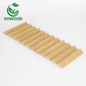Panel <span class=keywords><strong>de</strong></span> MDF Flexible con Diseño Decorativo 3D, Panel <span class=keywords><strong>de</strong></span> Listones Cortados con Precisión <span class=keywords><strong>para</strong></span> <span class=keywords><strong>Paredes</strong></span> <span class=keywords><strong>de</strong></span> Restaurantes y Bares Modernos - Product Image 1