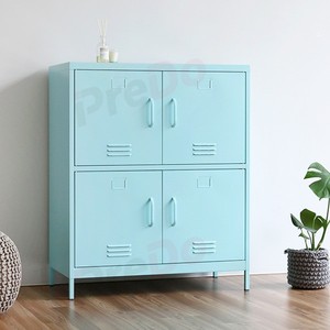 Armario de Almacenamiento Metálico Plegable con Asa Reemplazable, Hecho a Mano, para Sala de Estar y Uso Doméstico, con Diseño Moderno - Product Image 3