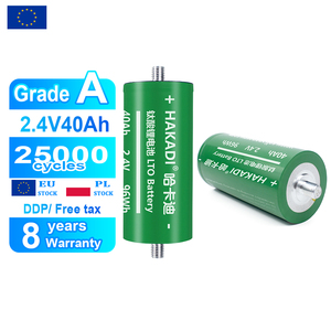 Stock UE HAKADI 40AH LTO 30000 Ciclos Celdas LTO 40ah Grado A Tasa de Descarga 10C Carga Rápida 5 Minutos Audio para Coche Energía para el Hogar - Product Image 1