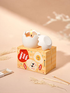 Vela creativa con forma de huevo, vela aromática de cáscara de huevo rota, decoración aromática de alto valor, linda, para cumpleaños de niña - Product Image 2