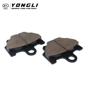 Nouvelles plaquettes de frein avant de haute qualité YONGLI semi-métalliques organiques E MARK OEM-Style rivetées sans amiante pour YAMAHA RXS 115/RX-<span class=keywords><strong>Z</strong></span>/<span class=keywords><strong>XT</strong></span> - Product Image 1