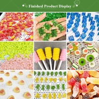 Bear Bar Soft Candy Bean Gummmy Gummy Depositor Make Machine Ligne de production de l'état des plantes pour Gummy