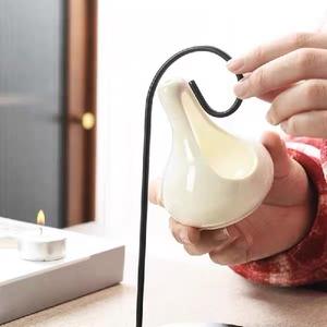 Horno de aromaterapia de cerámica con gancho y Marco de hierro, taza de sopa de bruja para exportación y comercio exterior, modelado de porcelana y aceite esencial <span class=keywords><strong>furna</strong></span> - Product Image 3