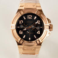 Montre de haute qualité Orologio Gold pour homme, marque de mode originale, montres en acier inoxydable, décontractée élégante, Reloj Guesses Watch Guccier