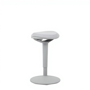 Tabouret de bar moderne en plastique Henglin Moore, chaise de bureau ergonomique à hauteur réglable, confortable pour une utilisation prolongée, pivotante, pour atelier - Product Image 4