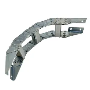 CNC Metal Cable Steel Drag Chain Cable Carriers Stainless Steel Iron Cable Drag Chain