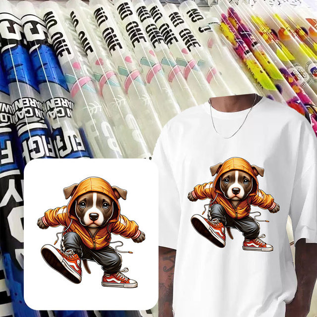 For T-shirt Transfer Paper Hot Iron for T-shirt Vinyl Heat Htv Heat Transfer Vinyl Dtf Transfers